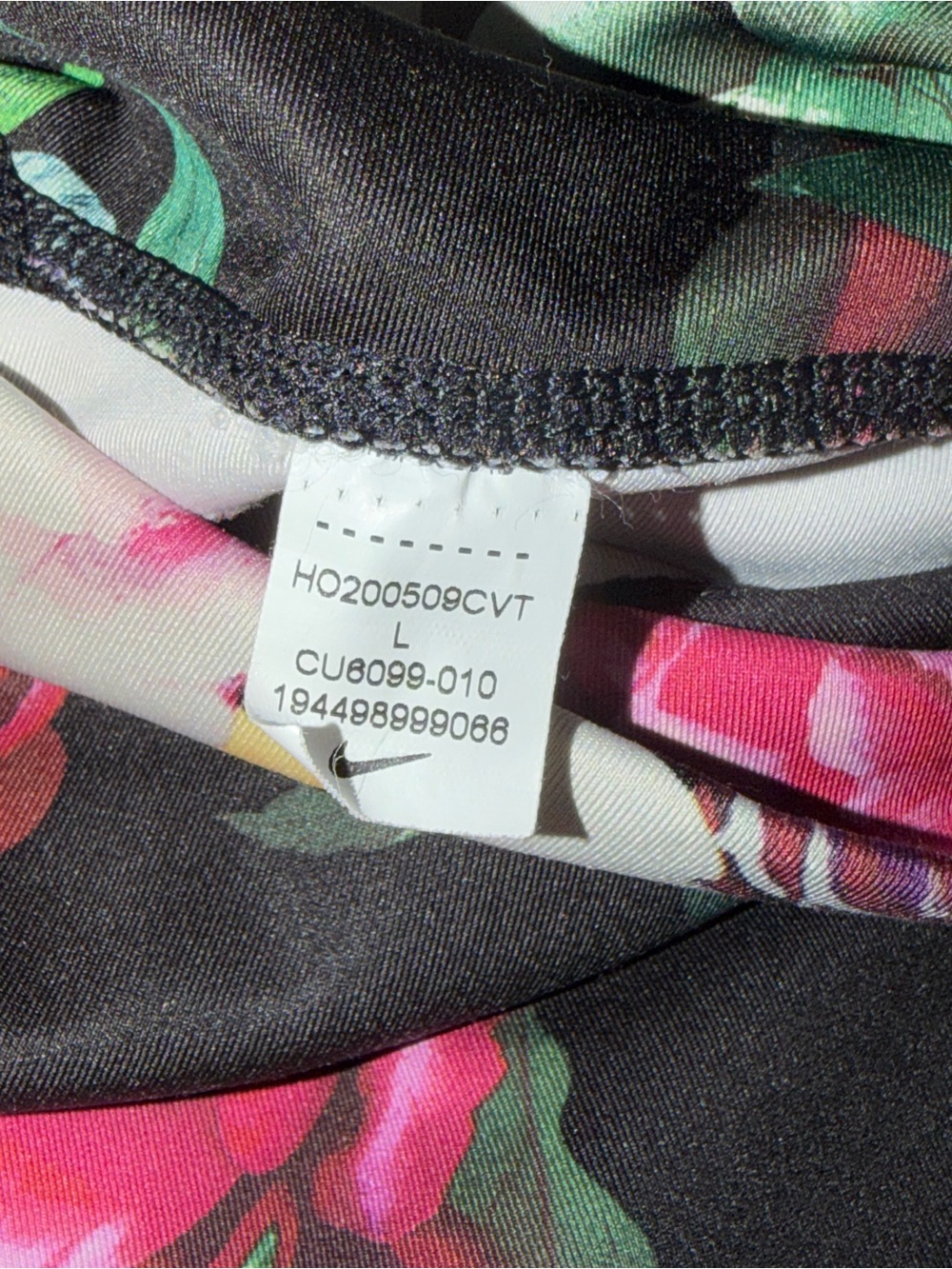 Nike Floral Print Leggings - EUC - Picture 3 of 3